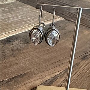 Elegant Silver Drop Earrings